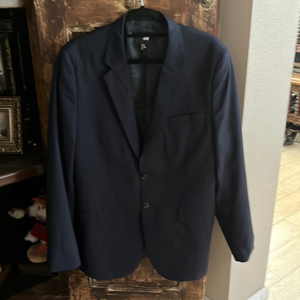Men’s navy H&M sport coat/blazer size 42 regular